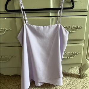 Francesca’s Lavender Spaghetti Strap Top